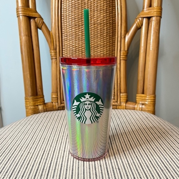 Grande Starbucks Cold Drink Tumbler Metallic - Picture 3 of 3